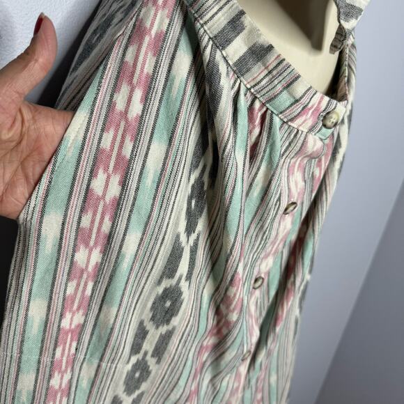 Reformation Riley Tribal Cutout Midi A Line Dress Sweetheart Neck - Picture 4 of 11